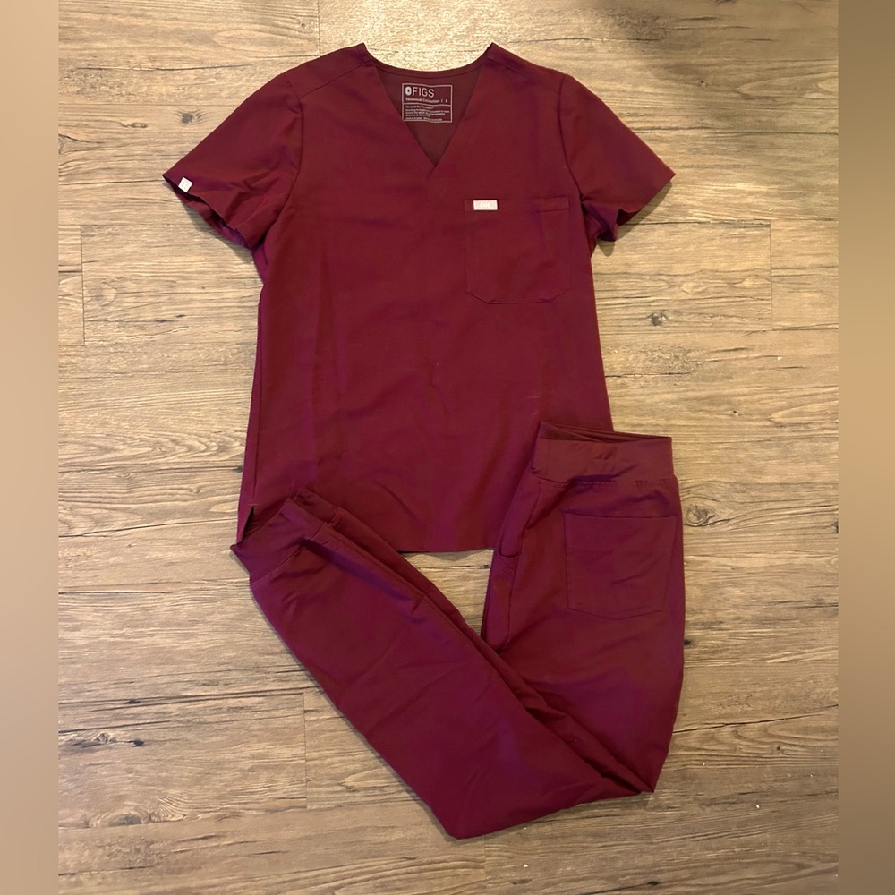Burgundy Figs Scrubs
